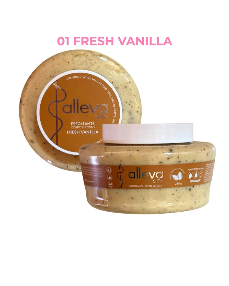 Esfoliantes Corpo e Rosto - Alleva